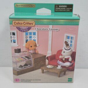 Calico Critters Chocolate Lounge Accessory Set NOT COMPLETE